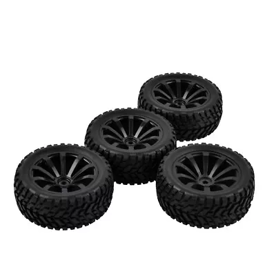 For Traxxas HPI Buggy RC Off Road Car 4x 1/10 Tires With Wheels 12mm Drive Hub • $18.59