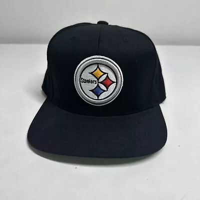 Mitchell & Nell Pittsburgh Steelers Wool Hat Men’s Black Adjustable Snapback EUC • $21.99