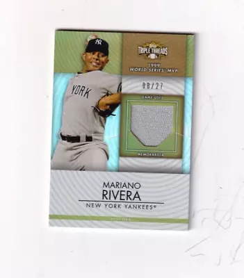 2012  Mariano Rivera Topps Triple Threads  Gu Jersey 08/27 New York Yankees • $22.99