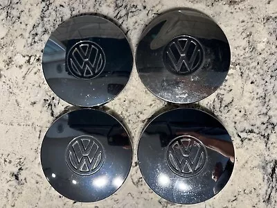 VOLKSWAGON Vintage 6  Chrome VW Hubcaps (4) Wheel Covers Vintage Caps OEM • $29