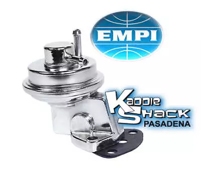 VW Bug 1600 Engine CHROME Fuel Pump Generator Style For 108mm (long Rod) EMPI • $59.95