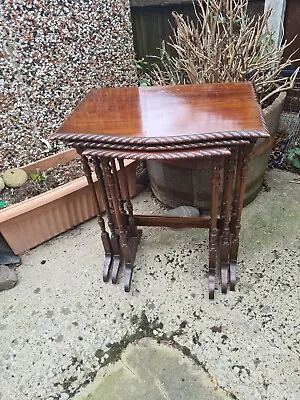 A Antique Lovely Nest Of Waring & Gillows Tables • £375