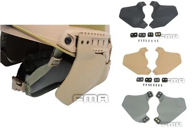 FMA Tactical Airsoft Helmet Side Covers Ear Protection For MICH Fast Helmet Rail • $11.89