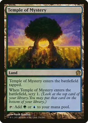 Temple Of Mystery Theros NM Land Rare MAGIC THE GATHERING MTG CARD ABUGames • $1.59