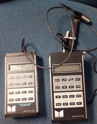 Two Metrosonics DB-308 Sound Level Meters With Microphones • $88.27