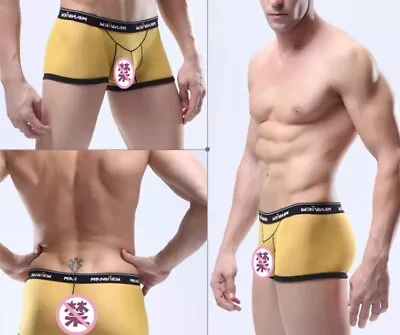 MANVIEW M01-4 Boxer Briefs Underwear Pouch Mesh Menswear Designer Underpants • £6.74
