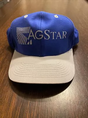 AG Star SnapBack Luna Basics Farming Implement Hat Blue/Gray • $9.95