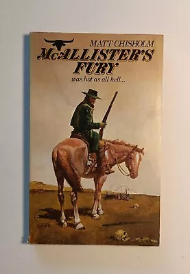 McAllister's Fury By Matt Chisholm 1969 Panther Paperback • £10