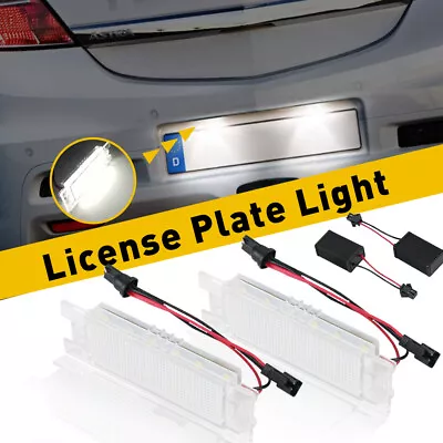 2 LED License Number Plate White Light Fits For Vauxhall/Opel Vectra C 2008~up • $15.53