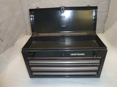 Vintage Craftsman 3 Drawer Silver Tool Chest Storage Box 706.653380 Made In USA • $249.99