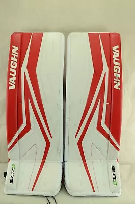 Vaughn Ventus SLR 3 Pro Goalie Leg Pads Senior Size 33+2 White/Red (1221-8236) • $700