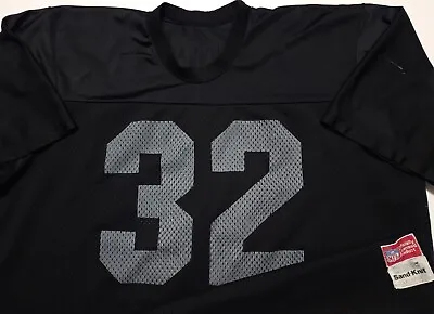 Vintage 1980s Los Angeles Raiders Marcus Allen Sand Knit Made In USA 2XL Jersey • $30