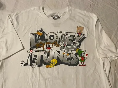 LOONEY TUNES Bugs Bunny MARVIN The Martian TAZ Daffy DUCK New MEN’S T-Shirt L@@K • $11.99