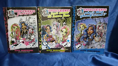 Reading Set - Monster High - Ghoulfriends - 3 Books - Very Good • $9.25