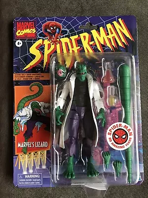 Marvel Legends Spider-Man Retro Lizard 6  Action Figure • $60