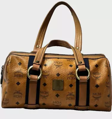 MCM Cognac Boston Bag • $150