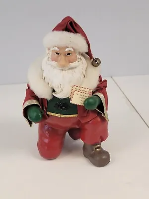 Vintage Santa Figurine Midwest Of Cannon Falls On One Knee 8  • $34