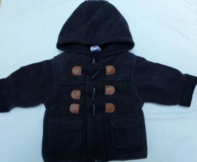 £10 • Buy NWT Cutey Pie Fleece Duffle Coat In Navy Age 18/23 Months