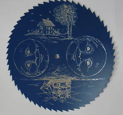 Blue & Silver Grandfather Clock Moon Dial - Slight Second (C-570) • $8.95