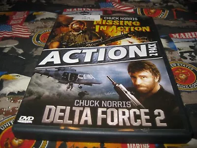 Missing In Action/Delta Force 2 (DVD) • $5.85