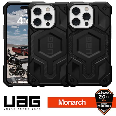 Urban Armor Gear (UAG) Monarch MagSafe Tough Case For Apple IPhone 14 Pro • £49.95
