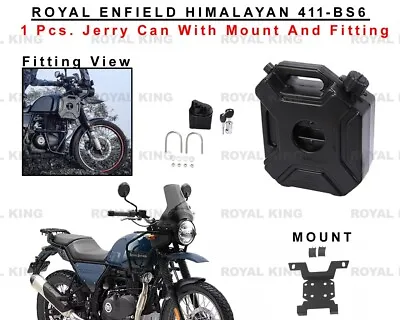Jerry Can With Mount Fits  Royal Enfield Himalayan BS6  • $68.30