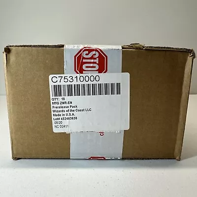 X18 Magic The Gathering MTG: Zendikar Rising Prerelease Pack Kits (Case) • $299.99