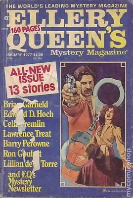 Ellery Queen's Mystery Magazine Vol. 69 #1 VG 1977 Stock Image Low Grade • $4.70