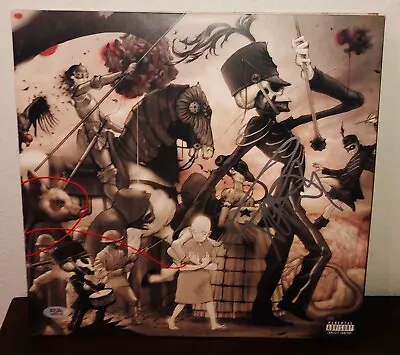 Frank Iero My Chemical Romance The Black Parade Signed Vinyl Record LP PSA • $499.99
