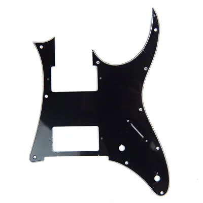 Custom Guitar Pick Guard For Ibanez RG 350 DX  2-Pickup 3ply Black • $17