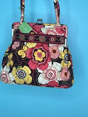 Vera Bradley Alice Buttercup Floral  Retired  Pattern Buckle Closure • $39.95