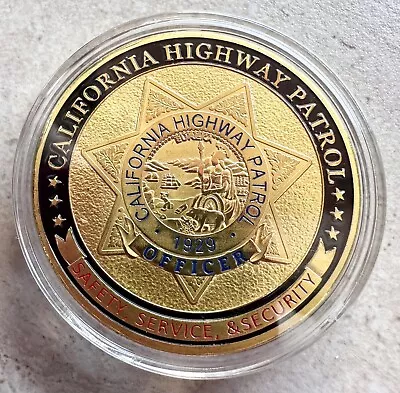 California Highway Patrol Chip Challenge Coin Chp  (police Lapd Fbi • $15.95