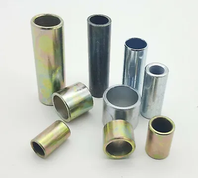 Steel Metal Bush Spacer Sleeve Distance Tube Round Various Size Through Hole • £6.99