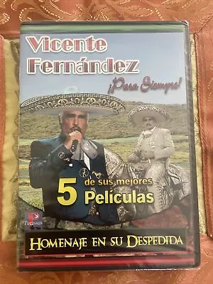 Vicente Fernandez: Para Siempre El Orgullo De Mexico Rare DVD (5-Movie Set) • $12.99