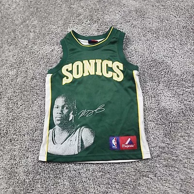 Vintage Kevin Durant Jersey Seattle Supersonics Size 8 Rare Youth • $28.87