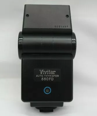 VIVITAR Auto Thyristor 550FD C/R Flash Shoe Mount Canon EL • $13.29