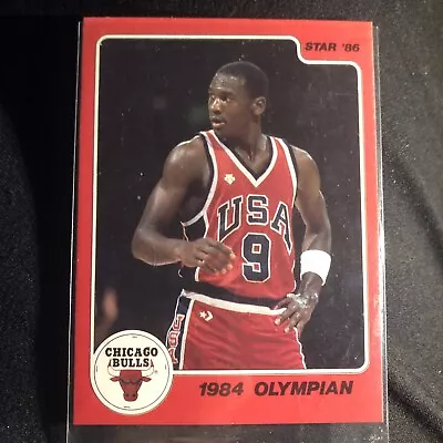 1986   Star    Michael  Jordan    Rookie  # 3   1984  Olympian     Mint  !! • $1400