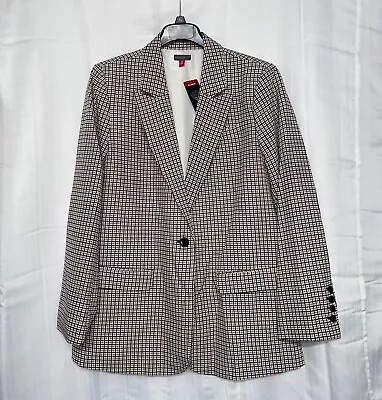 Vince Camuto Women's Long Sleeve Blazer Brown/Black/Cream ( XL Or 2XL ) • $32.50