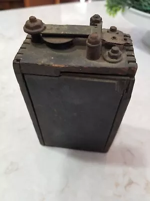 $25 • Buy Antique Ford Model T Or A Buzz Ignition Coil Battery Box Wood Box Automotive 