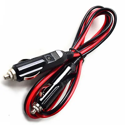 Auto Cigarette Lighter Plug Male To Male Car Heavy Duty Lighter Charger 5FT/1.5M • $11.90