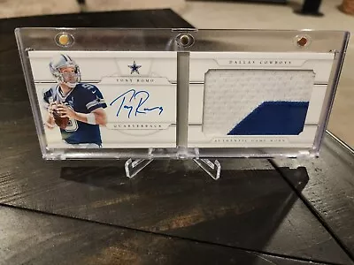 $475 • Buy 2013 National Treasures Tony Romo Gamer Auto Booklet