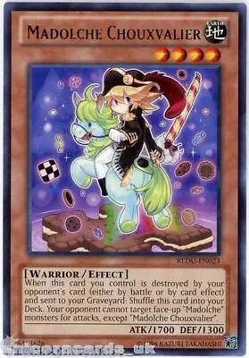 REDU-EN023 Madolche Chouxvalier Rare UNL Edition Mint YuGiOh Card • £0.99