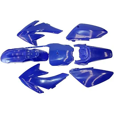 BLUE Plastics Guard Fairing Fender Kit CRF70 150cc 160cc PIT PRO Trail Dirt Bike • $45.54