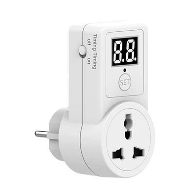 £7.81 • Buy Digital Electric Timer Plug Socket With Countdown Switch For  Control EU Plu