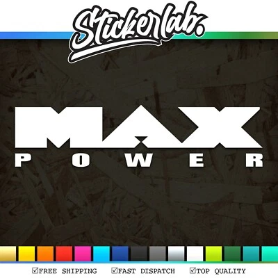 £2.75 • Buy Max Power Sticker, Decal, Vinyl, Magazine, Fast Car, REVS, Jdm, Car, Retro, 90