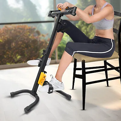 Folding Pedal Exerciser Bike Upright Home Gym Cycling Exercise Bike Body Cardio • $69.35