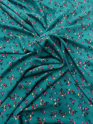 3 METRES GOOD QUALITY SOFT COTTON VISCOSE DRESS FABRIC Pakistani Linen CHEAP Ap1 • £13.79