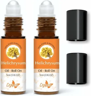 Crysalis Helichrysum Pure & Natural Essential Oil-Roll On Pack Of 2 {5ml/0.16oz} • $13.50