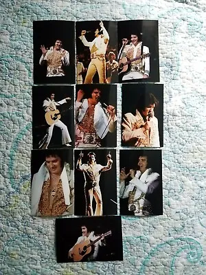 Elvis Presley 10 Photo Set-Last Concert 6/26/77 Indianapolis W/FREE CD  Stub • $7.99