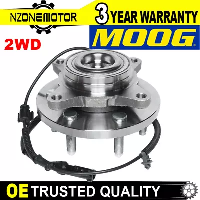MOOG Wheel Bearing Hub Assembly For 2009 2010 Ford F-150 Front 6Lug With ABS 2WD • $78.80